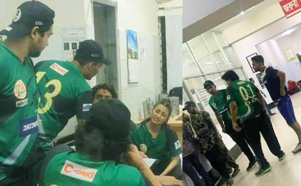 সেলিব্রিটি ক্রিকেট লিগে হাতাহাতি,আহত ৬